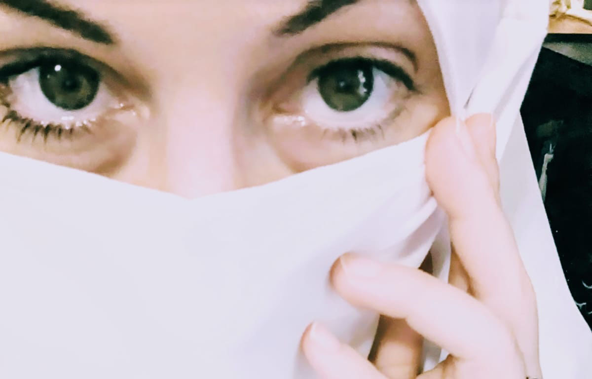 Woman in niqab